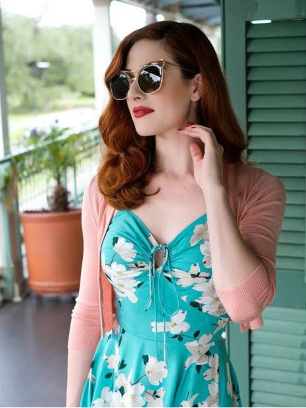Vintage Inspired Floral Sundress - Women's Summer Dress